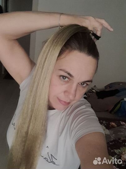 Хвост на резинке накладной, шиньон