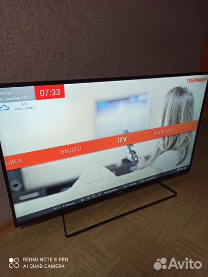 Смарт телевизор Telefunken TF-Led 48S39T2S