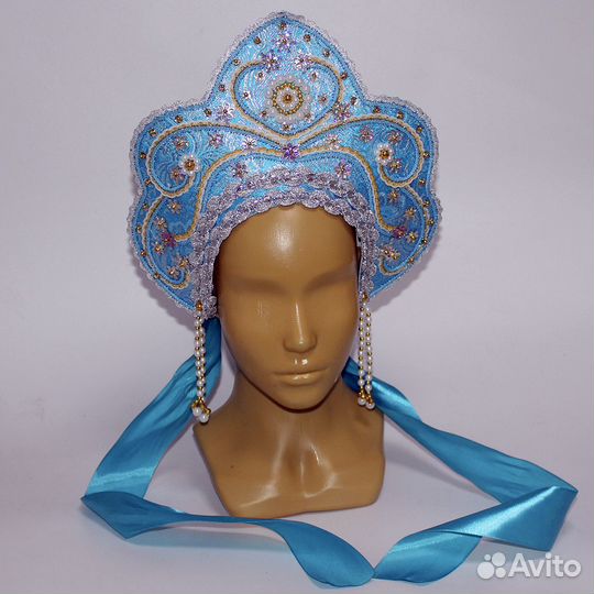 Кокошник для Снегурочки 