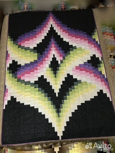 Одеяло в технике печворк Баржелло