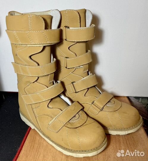 Ботинки ортопедические высокие детские