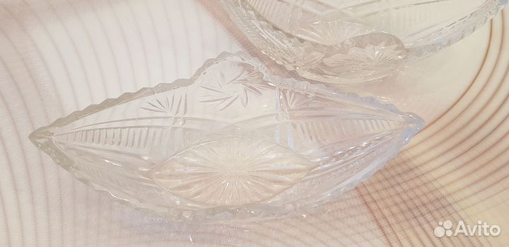 Салатник хрустальный