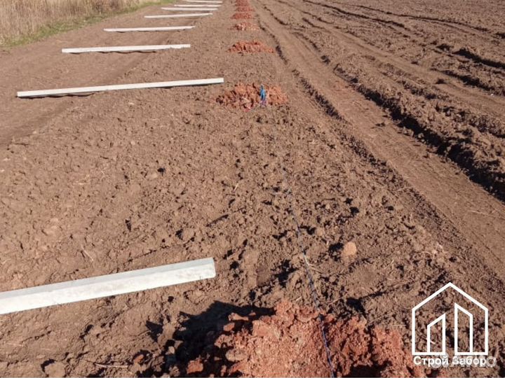 Профнастила столбы