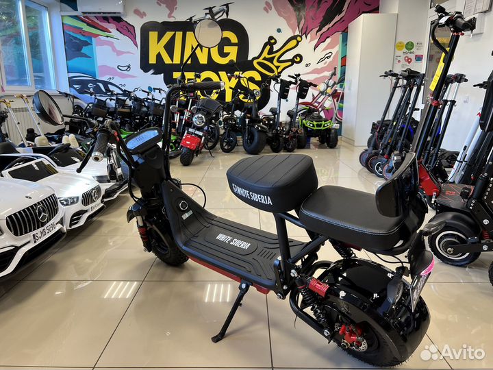 Электроскутер White SIberia Mini R 2.1 Pro/Black