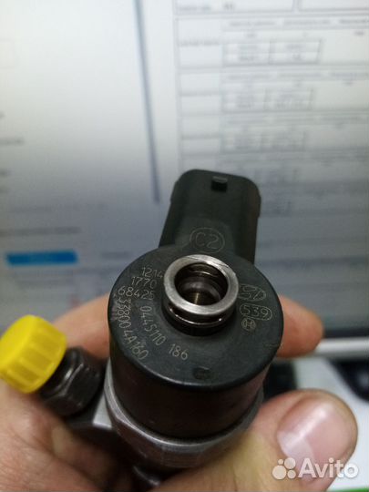 Форсунки Kia Sorento D4CB 0445110186-092-279