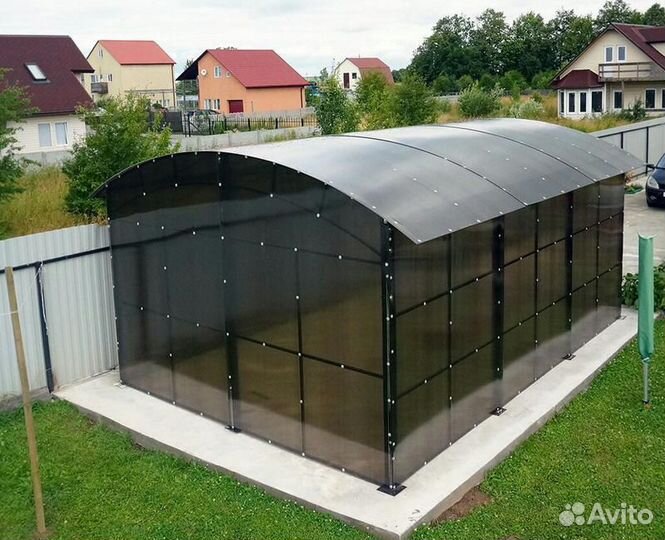 Гаражи из поликарбоната