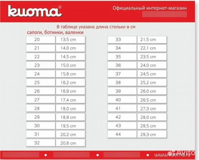 Сапожки Kuoma зимние б/у размер 26