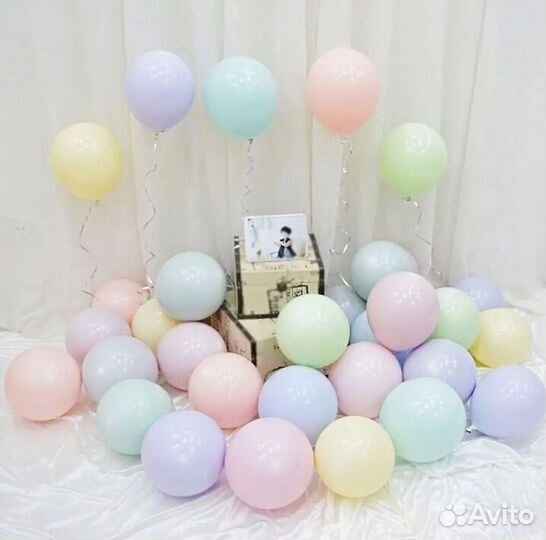 Набор воздушных шаров для фотозоны - 100 шт
