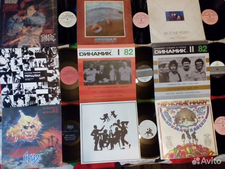 Очень редкий руский рок оригиналы и Западный рок