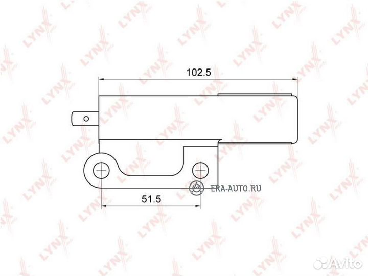 Lynxauto PT1013 Натяжитель ремня грм