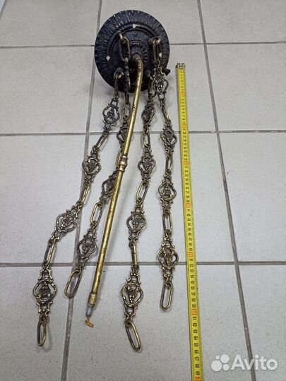 Цепи бронзовые Люстра.винтаж