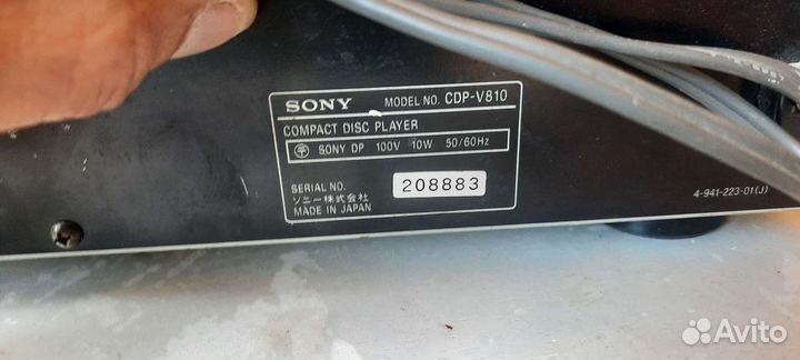 Sony cdp-v810