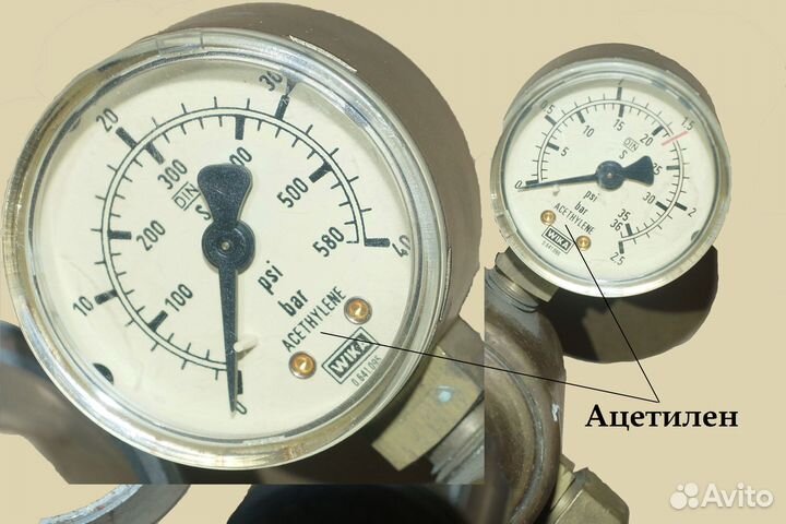 Газовая горелка, редуктор газовый ацетиленовый