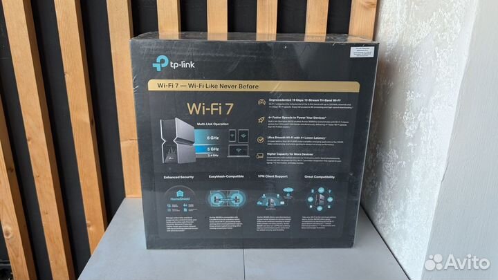 Трехдиапазонный Wi-Fi7 роутер TP-link Archer BE800