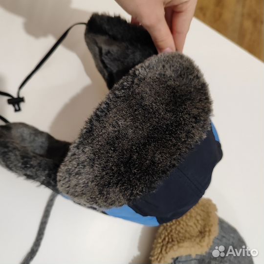 Шапка ушанка зимняя для мальчика