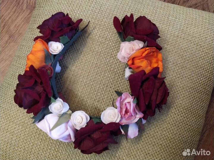 Ободок для волос ручной работы