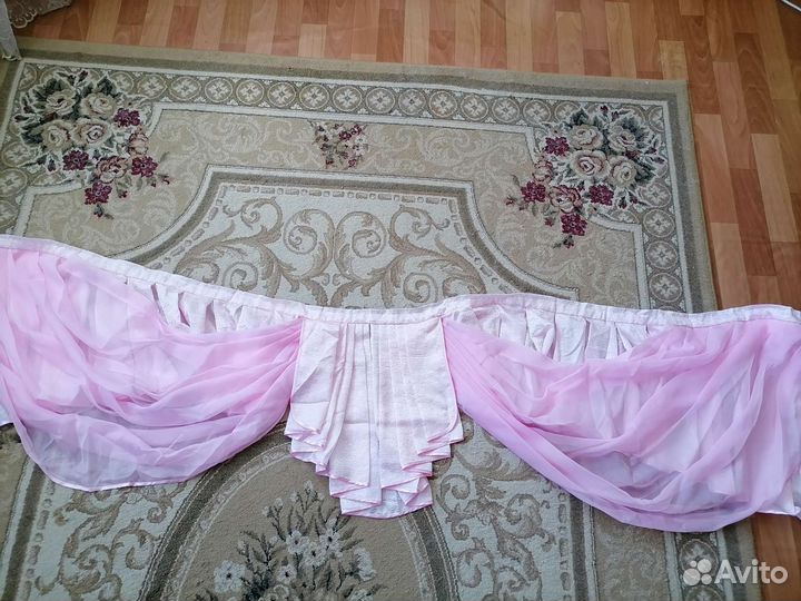 Шторы с ламбрекеном бу