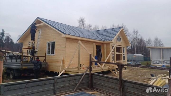 Каркасный дом под ключ 90 кв м