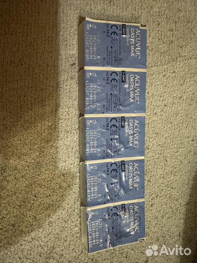 Линзы acuvue oasys - 3.25