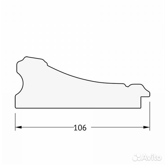 Зеркало настенное Octagon evoform в багетной раме
