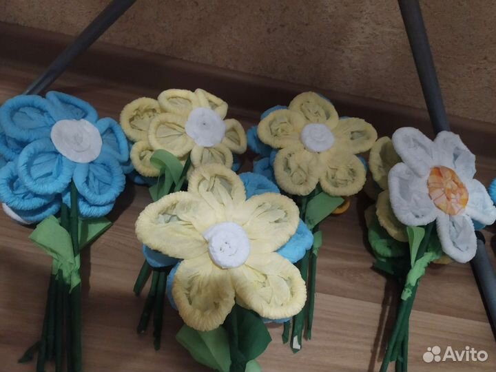 Цветочки из бумаги