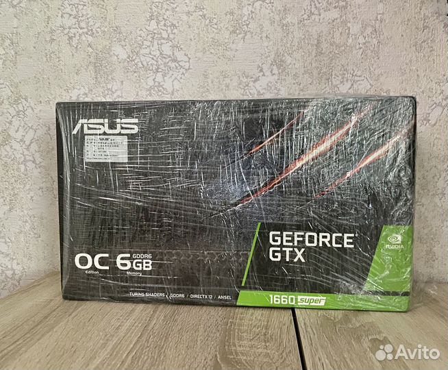 Новая Asus 1660 Super Gaming OC +3 года гарантии