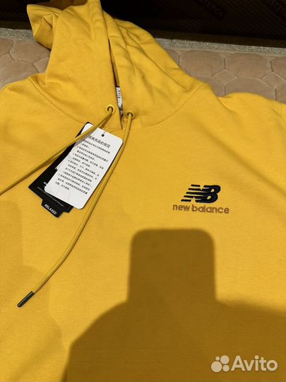 New Balance Logo Hoodie 'Yellow'