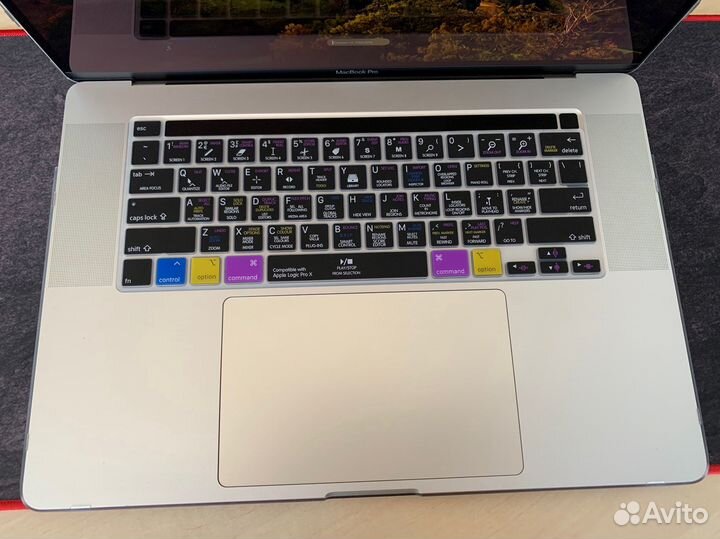 Накладка на клавиатуру Macbook для Logic Pro X