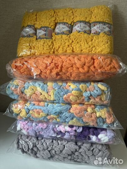 Пряжа alize puffy ализе пуффи