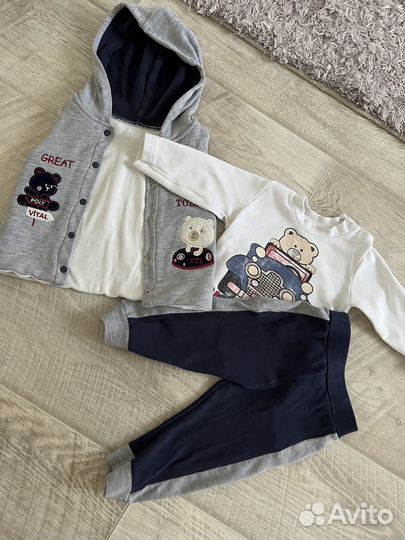 Костюм на ребёнка на осень,безрукавка на мальчика