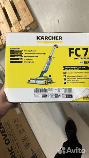 Новая Электрошвабра Karcher FC 7 Cordless
