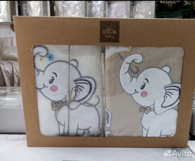 Детское постельное белье + плед