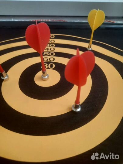 Магнитный двусторонний дартс