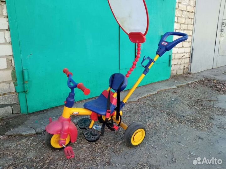 Детский велосипед с ручкой