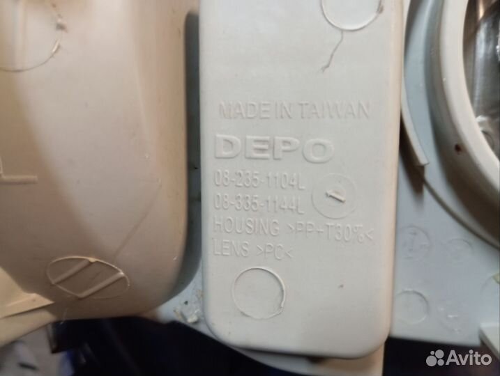 Левая фара Chevrolet Aveo