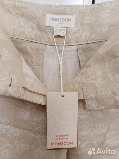 Льняные брюки