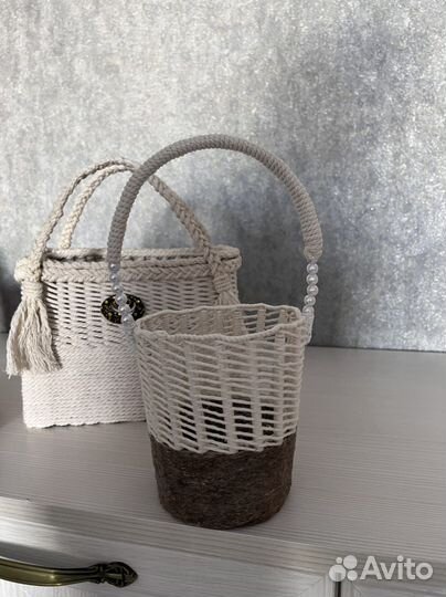 Корзина плетеная