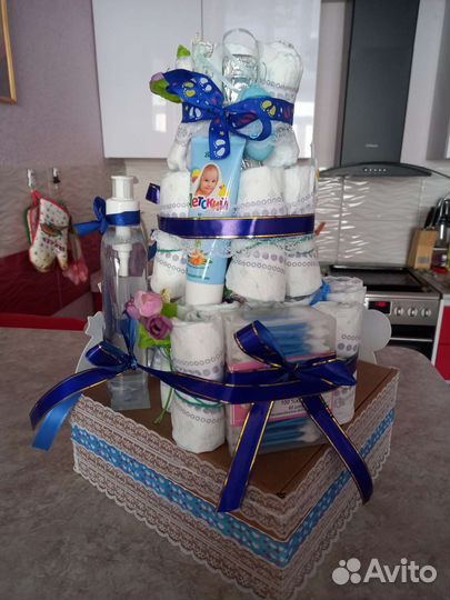 Торт из подгузников