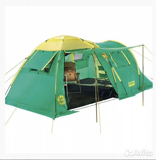 Палатка туристическая 4 местная с тамбуром