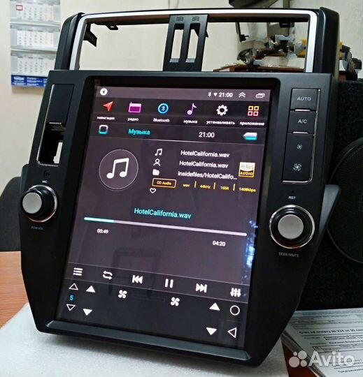 Toyota Prado магнитола Android Tesla новенькая