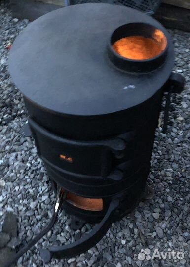 Армейская печь Буржуйка чугунная СССР