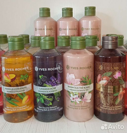 Гели для душа, лосьоны, молочко Yves Rocher