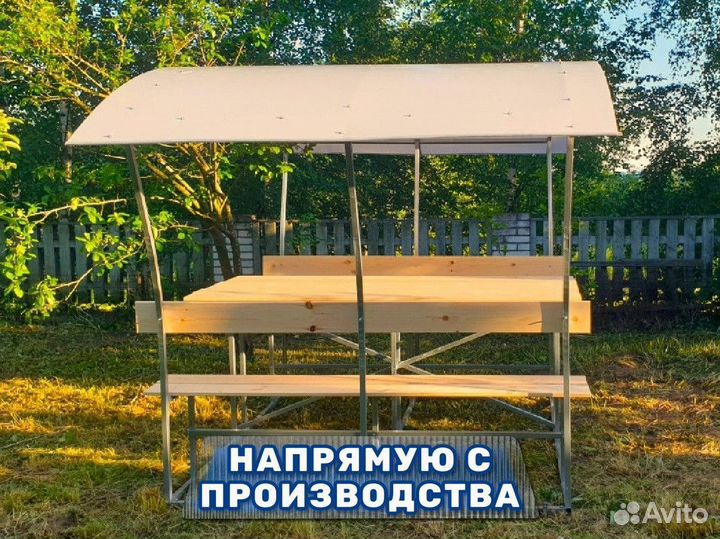 Беседки из поликарбоната оцинкованные