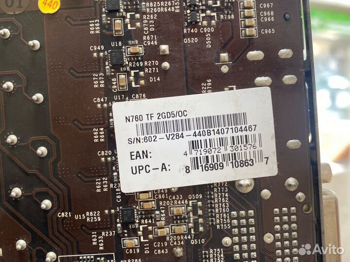 Видеокарта MSI nvidia GeForce GTX 760 N760 TF 2Gb