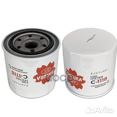 Фильтр масляный C1118 Sakura