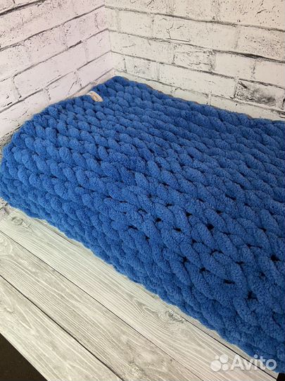 Плед детский из Alize Puffy и Alize Puffy Fine