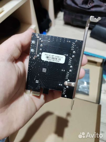 Плата расширения PCI-E для 4xUSB 3.0