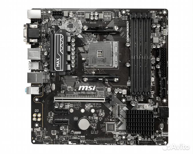 Комплект AMD Ryzen 5 5600 + MSI B450M PRO-VDH MAX