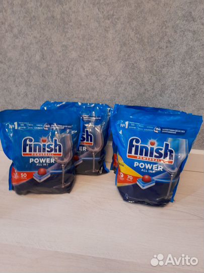 Таблетки для посудомоечных машин finish