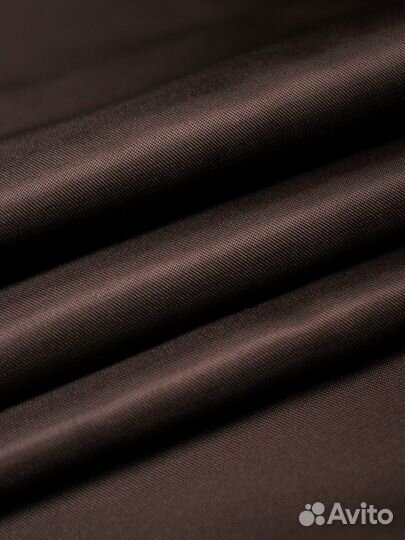 Подкладочная ткань для шитья коричневая.100полиэс